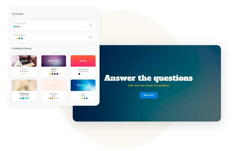 A simple and intuitive interface for your forms and surveys